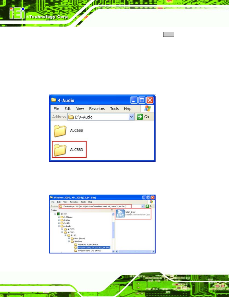 2 hd audio driver installation, Figure 7-25: hd audio, Figure 7-26: hd audio driver options | IEI Integration PCISA-945GSE v1.01 User Manual | Page 176 / 207