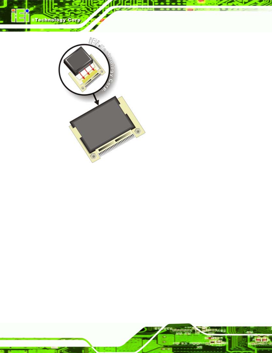 5 atx power control connector, Ower, Ontrol | Onnector, Figure 5-1: cf card installation | IEI Integration PCISA-945GSE v1.01 User Manual | Page 84 / 207