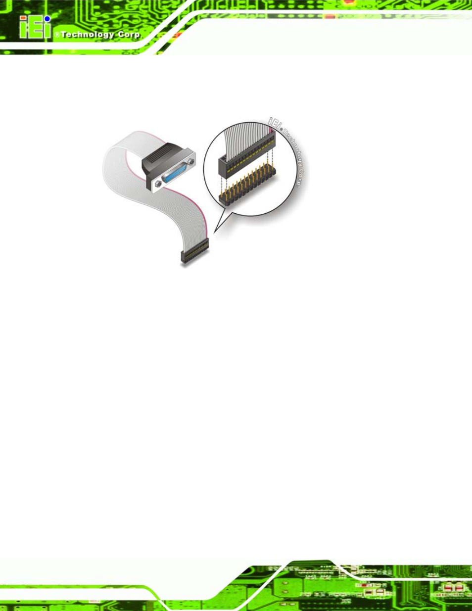 7 sata drive connection, Figure 4-10: lpt cable connection | IEI Integration PCISA-945GSE v1.10 User Manual | Page 82 / 190