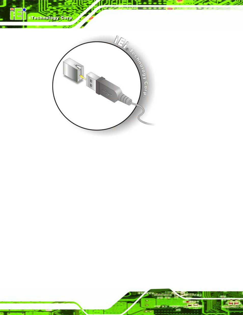 3 vga monitor connection, Figure 4-16: usb device connection | IEI Integration PCISA-945GSE v1.10 User Manual | Page 88 / 190