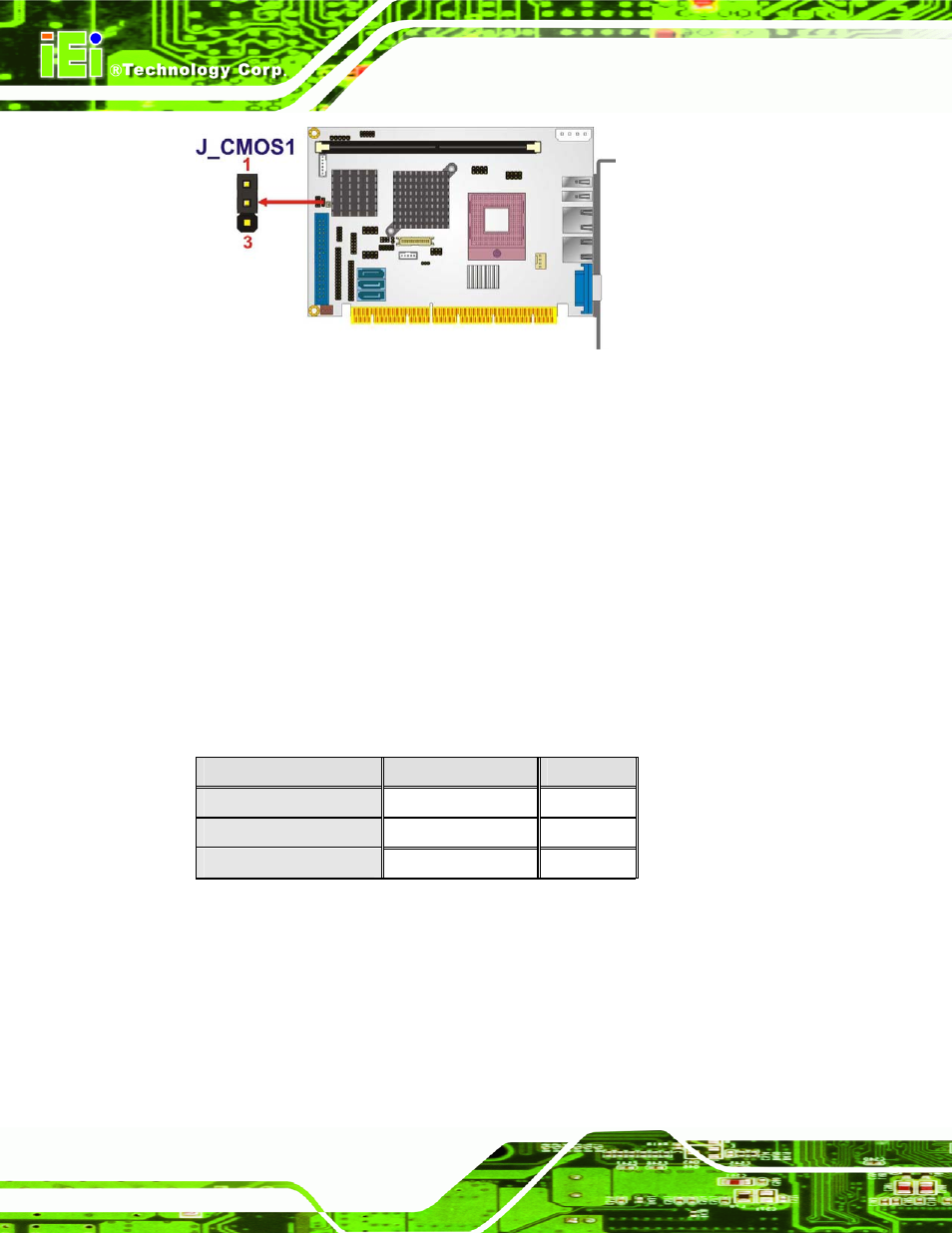 3 com 2 function select jumper, Figure 5-9: clear cmos jumper, Table 5-4: com 2 function select jumper settings | See figure 5-9, Own in figure 5-9 | IEI Integration PCISA-9652 v1.00 User Manual | Page 106 / 232