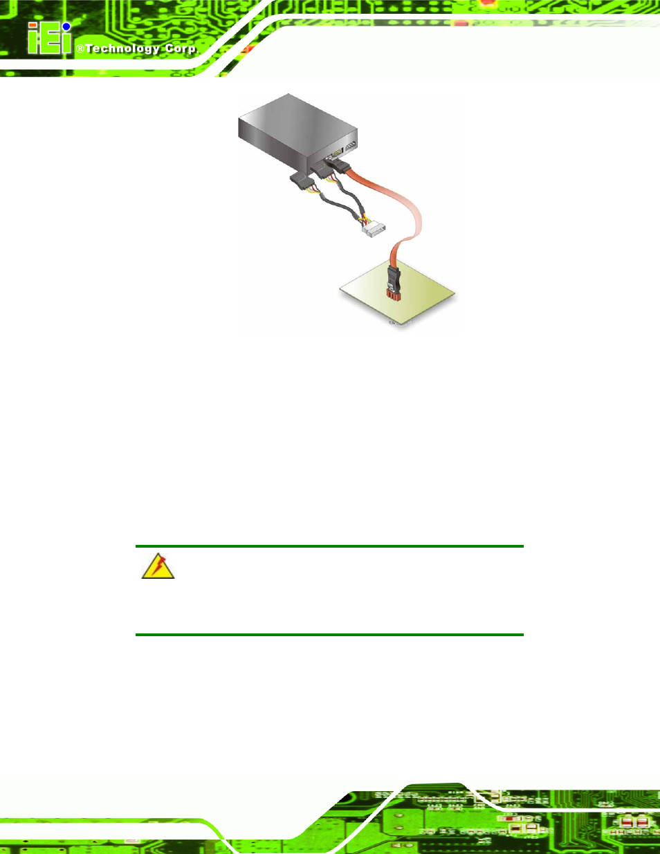 4 usb cable (dual port) with slot bracket, Figure 5-15: sata power drive connection | IEI Integration PCISA-9652 v1.00 User Manual | Page 114 / 232