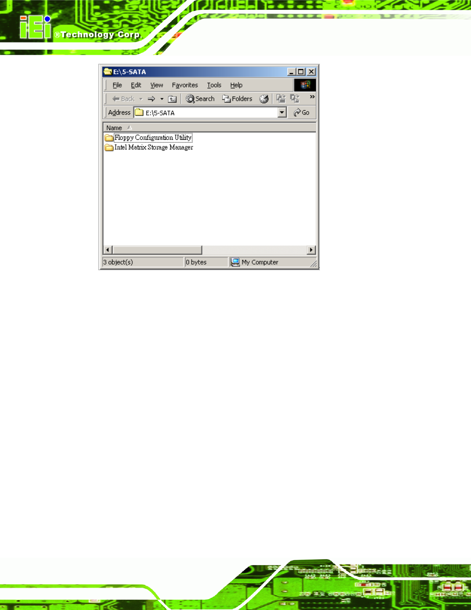 Figure 7-42: sata raid driver installation program | IEI Integration PCISA-9652 v1.00 User Manual | Page 190 / 232