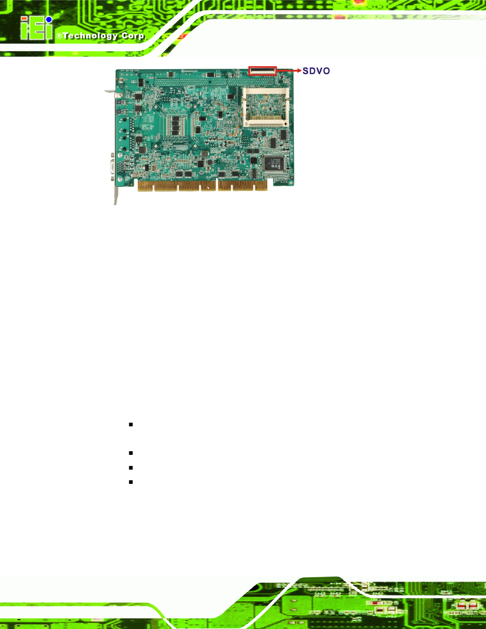 1 intel, Gme965 analog crt support, 2 intel | Gme965 lvds support, 3 intel, Gme965 tv out support, Figure 2-6: integrated graphics interfaces | IEI Integration PCISA-9652 v1.00 User Manual | Page 36 / 232