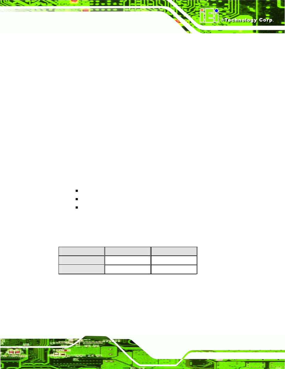 2 clear cmos jumper, Table 5-3: clear cmos jumper settings | IEI Integration PCISA-9652 v1.01 User Manual | Page 105 / 232