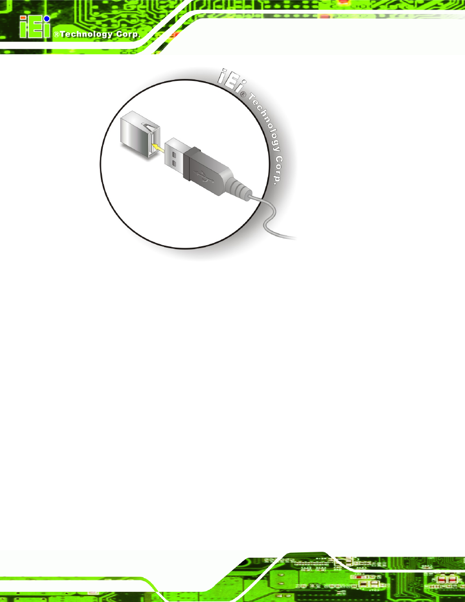 Figure 5-20: usb device connection | IEI Integration PCISA-9652 v1.01 User Manual | Page 120 / 232