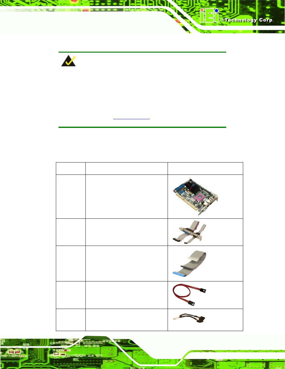 3 unpacking checklist, 1 package contents | IEI Integration PCISA-9652 v1.01 User Manual | Page 55 / 232