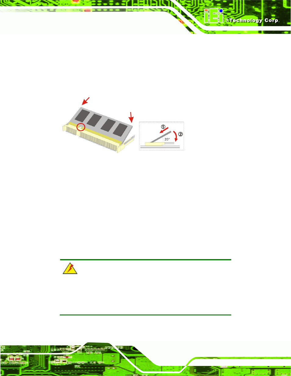 3 basic installation, 1 so-dimm installation, 2 airflow | Asic, Nstallation, Figure 4-1: so-dimm installation | IEI Integration PCISA-PV-D4251_N4551_D5251 User Manual | Page 56 / 145