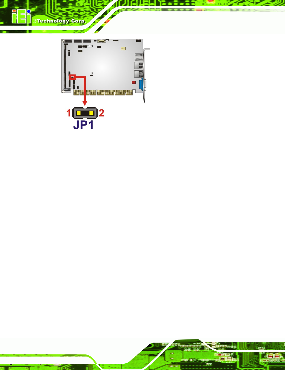 5 internal peripheral device connections, 1 sata drive connection, Nternal | Eripheral, Evice, Onnections, Figure 4-8: pcie slot jumper location | IEI Integration PCISA-PV-D4251_N4551_D5251 User Manual | Page 65 / 145