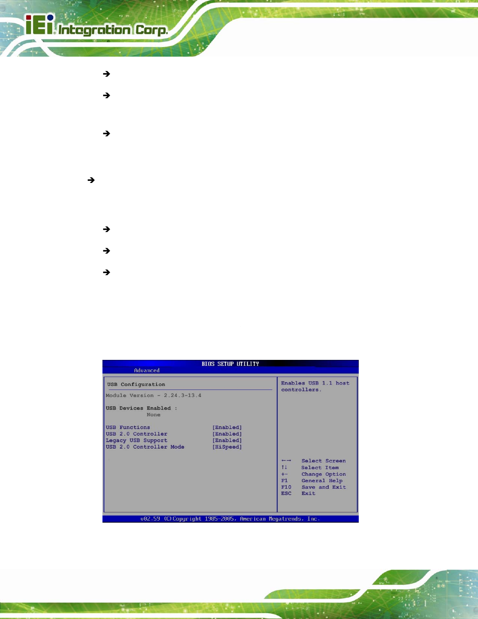 8 usb configuration | IEI Integration PICOe-945GSE User Manual | Page 136 / 197