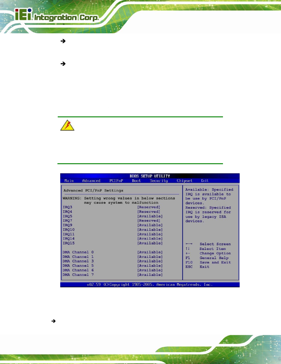 4 pci/pnp | IEI Integration PICOe-945GSE User Manual | Page 138 / 197