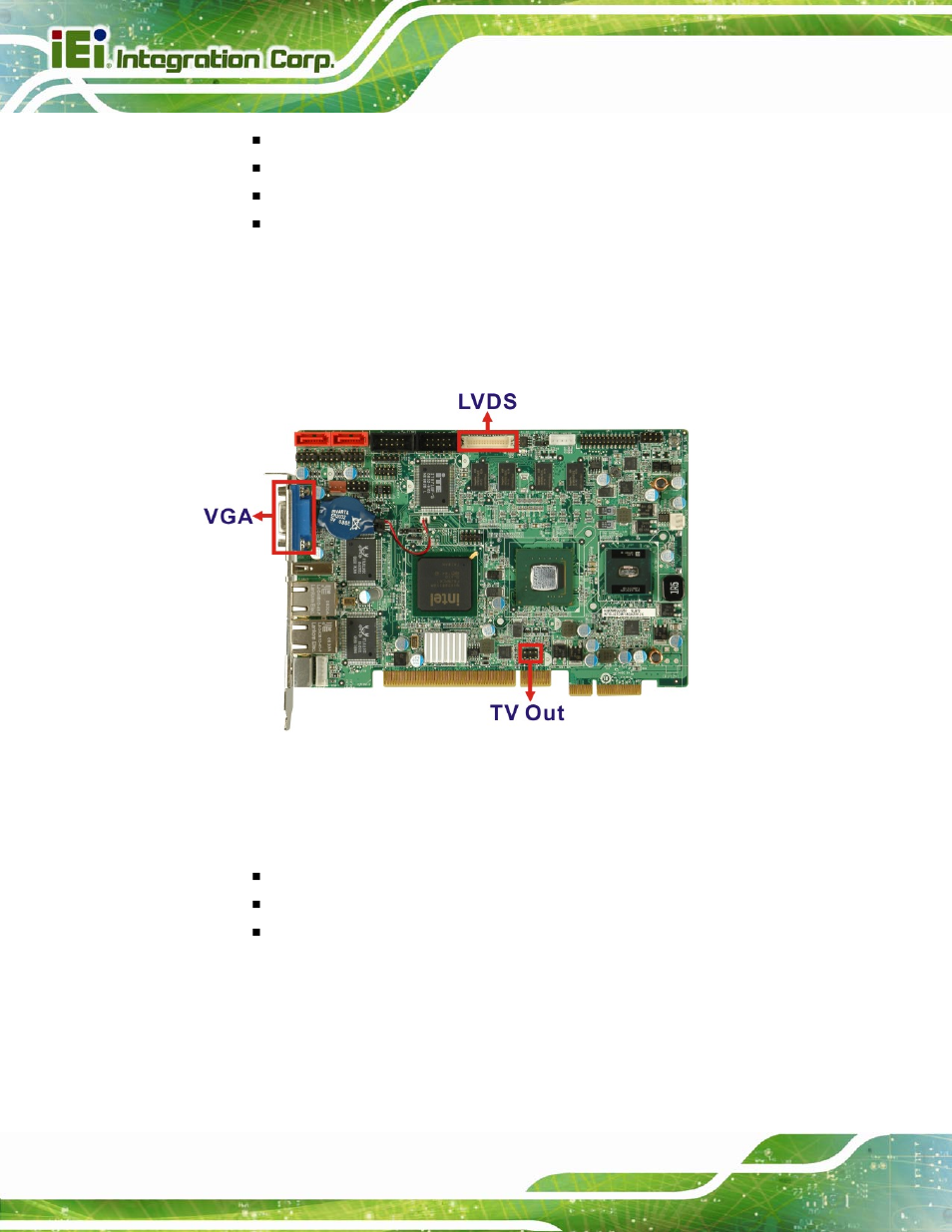 1 analog crt graphics mode, 2 lvds interface | IEI Integration PICOe-945GSE User Manual | Page 34 / 197