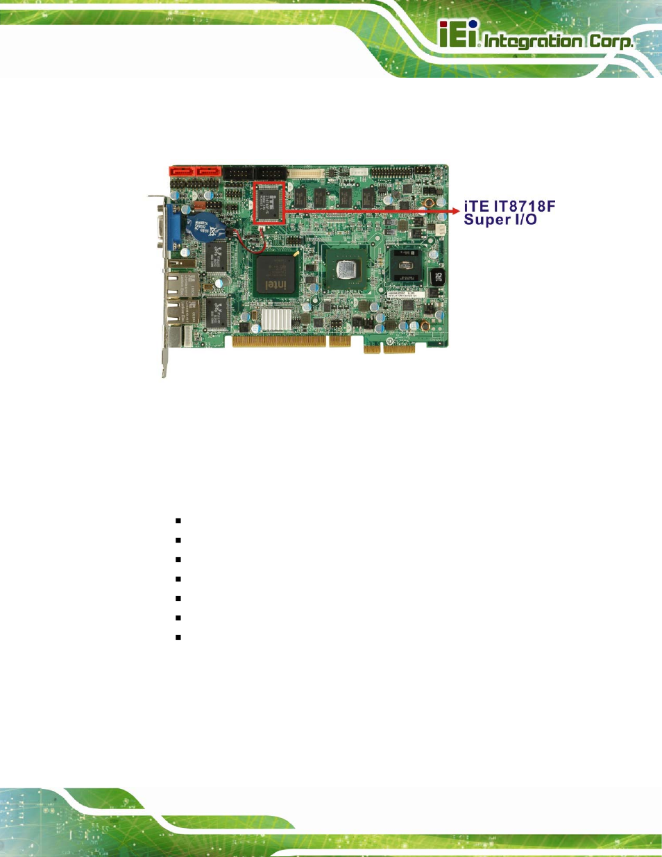2 ite it8718f super i/o chipset | IEI Integration PICOe-945GSE User Manual | Page 43 / 197