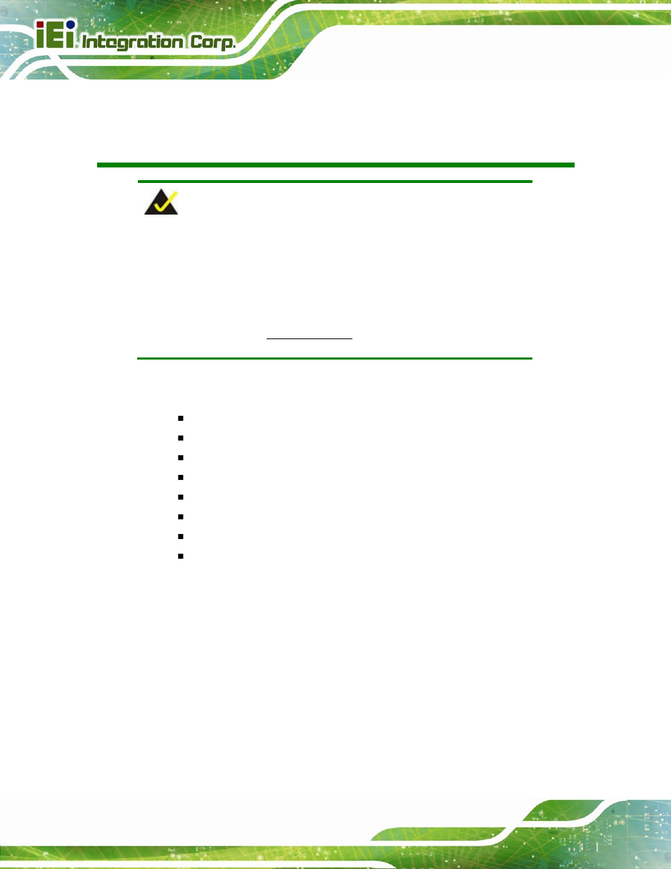 Packing list | IEI Integration PICOe-945GSE User Manual | Page 6 / 197