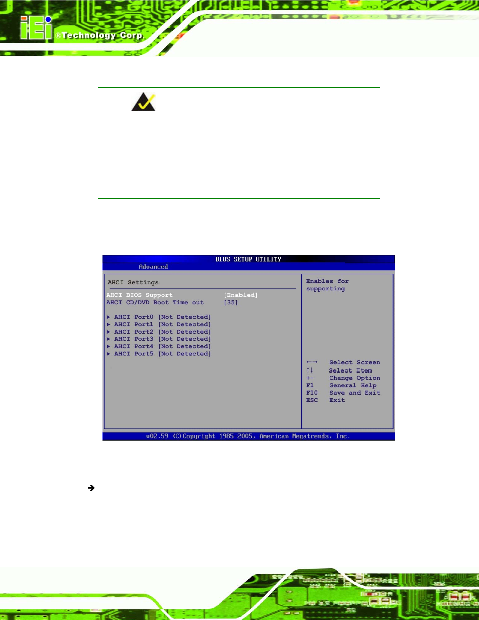 5 ahci configuration | IEI Integration PICOe-GM45A User Manual | Page 130 / 198