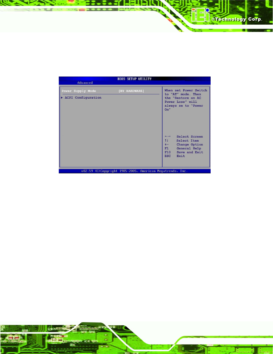 8 power configuration, 1 acpi configuration | IEI Integration PICOe-GM45A User Manual | Page 137 / 198