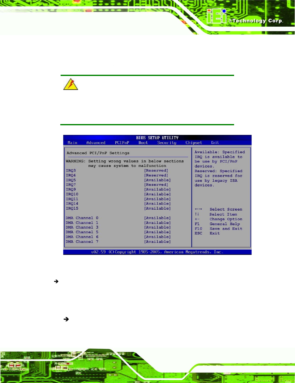 4 pci/pnp | IEI Integration PICOe-GM45A User Manual | Page 139 / 198