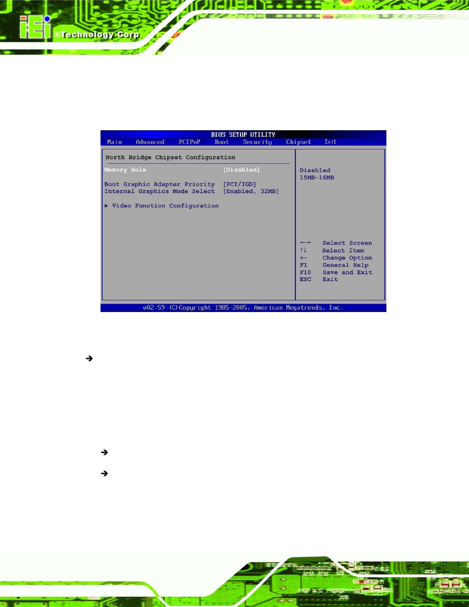 1 north bridge chipset configuration | IEI Integration PICOe-GM45A User Manual | Page 146 / 198