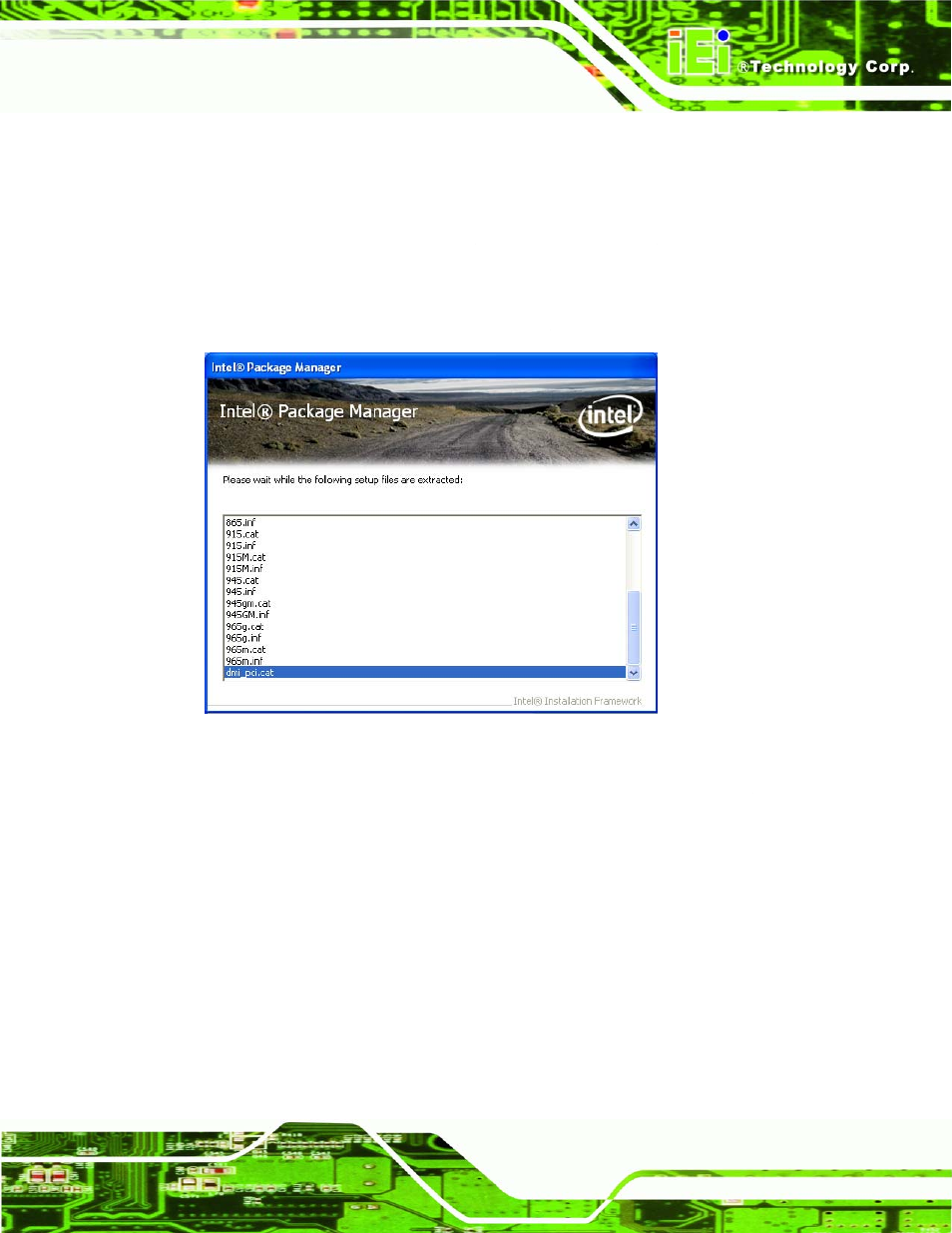 3 chipset driver installation | IEI Integration PICOe-GM45A User Manual | Page 155 / 198