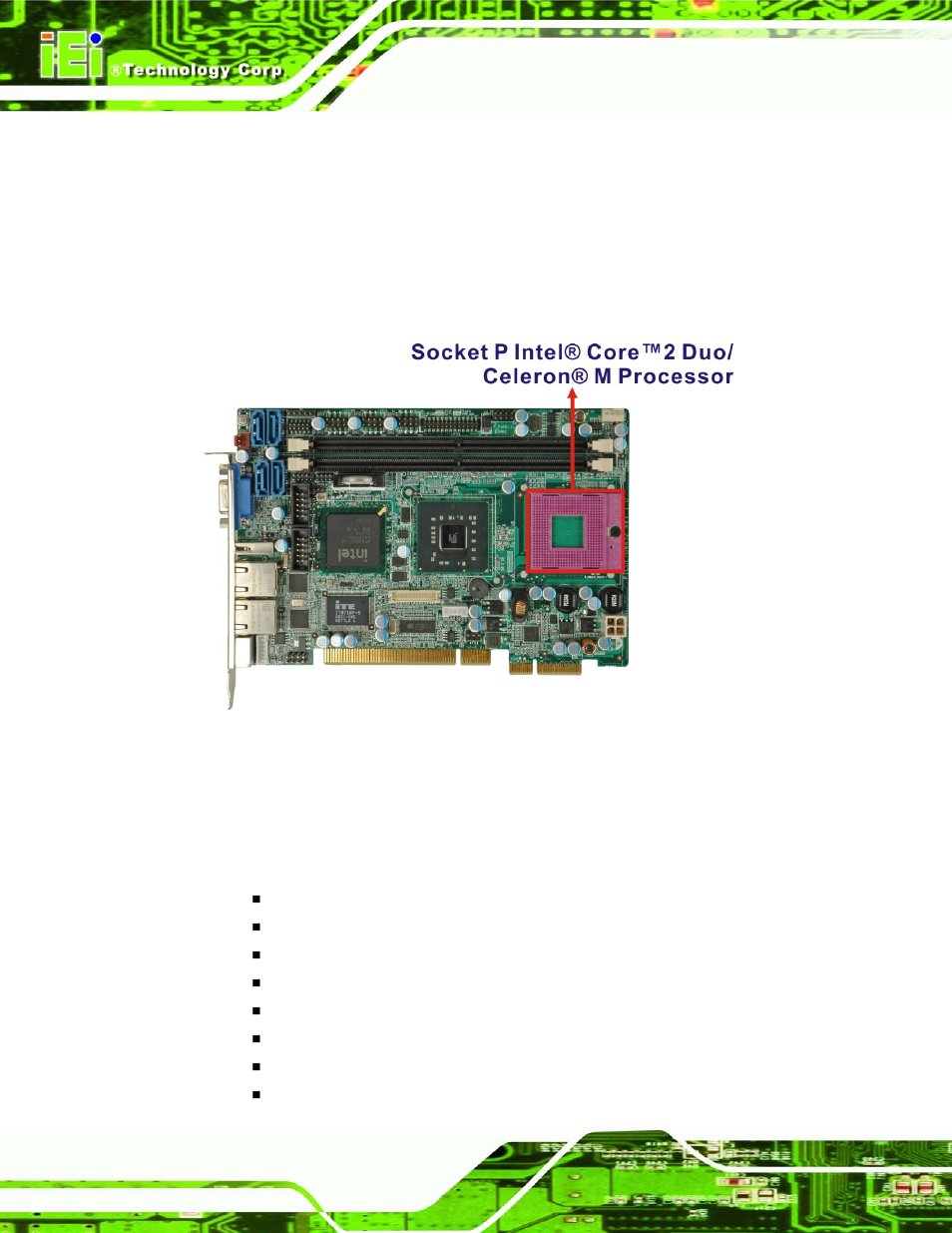 3 embedded picoe-gm45a processor, 1 overview, 2 features | IEI Integration PICOe-GM45A User Manual | Page 30 / 198
