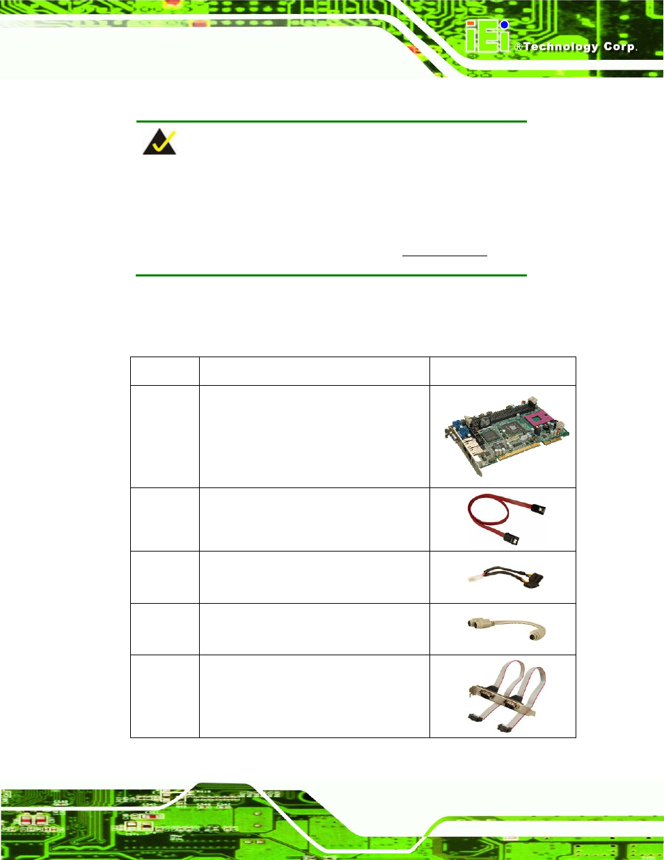 3 unpacking checklist, 1 package contents | IEI Integration PICOe-GM45A User Manual | Page 49 / 198