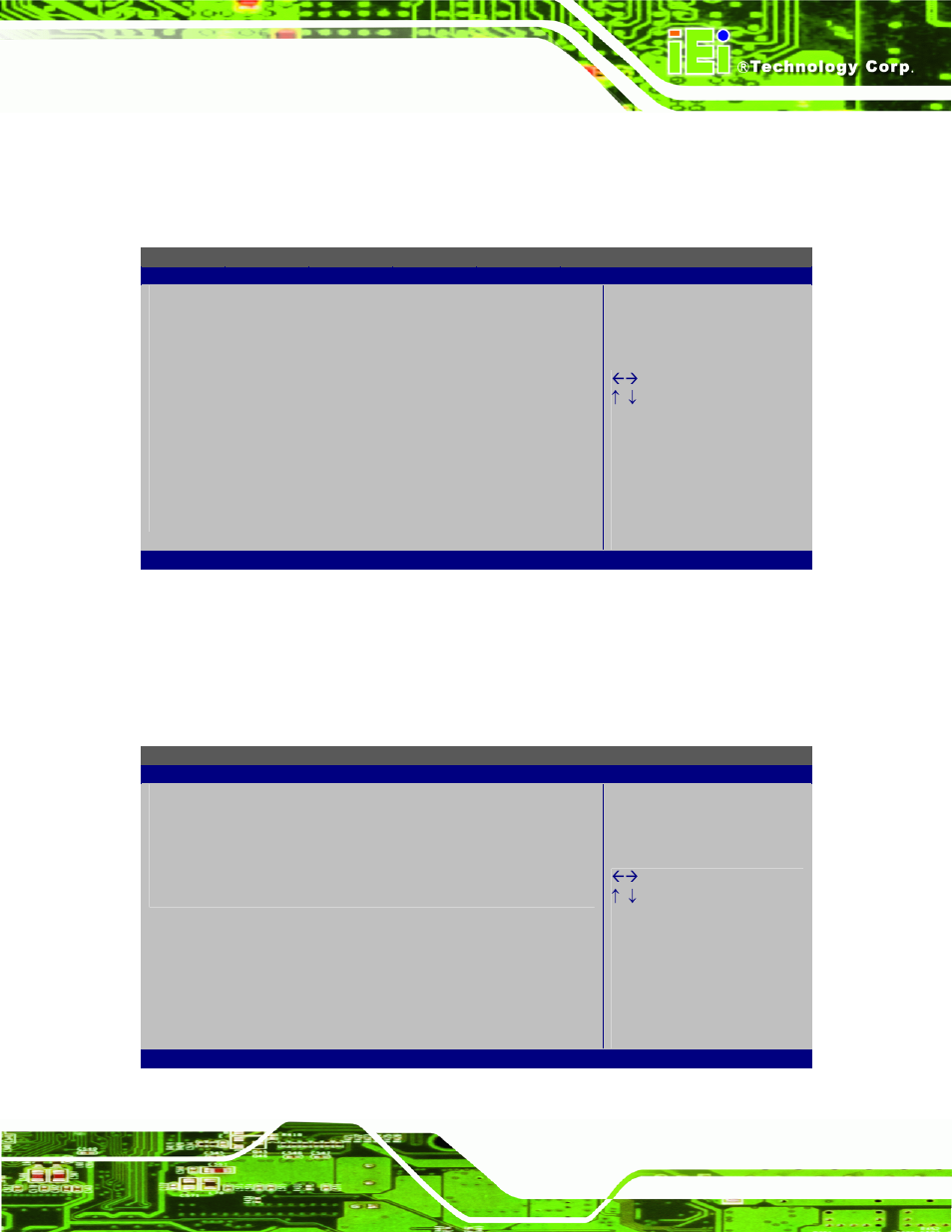 1 host bridge configuration, 1 onchip vga configuration | IEI Integration PICOe-PV-D4251_N4551_D5251 v1.00 User Manual | Page 101 / 154