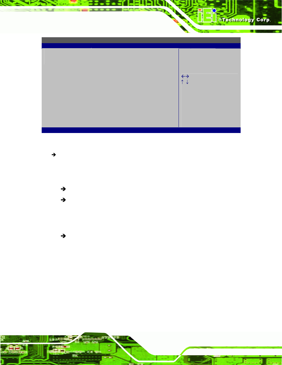 2 trusted computing, Bios menu 3: acpi settings | IEI Integration PICOe-PV-D4251_N4551_D5251 v1.11 User Manual | Page 87 / 155