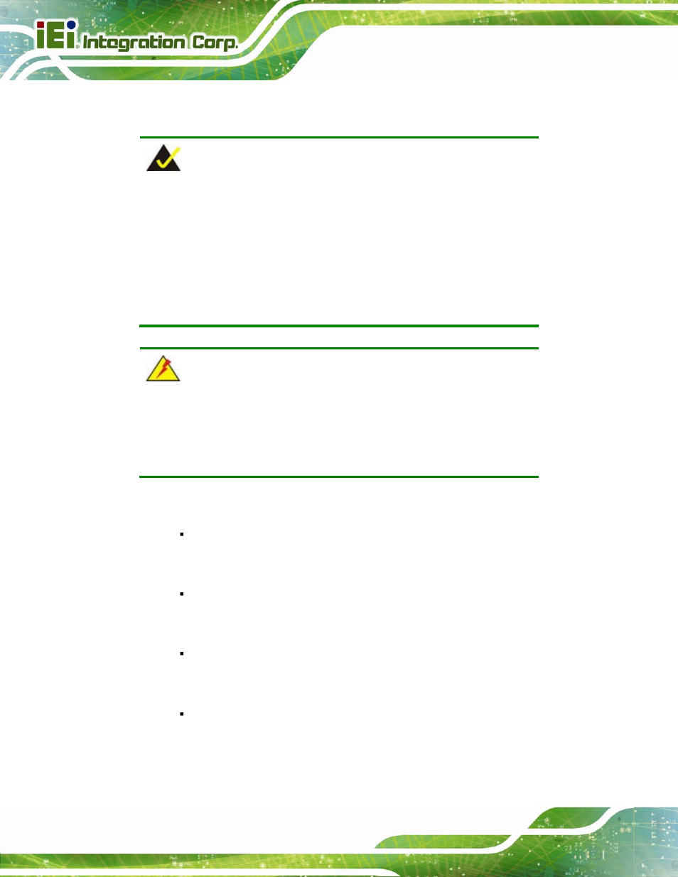 2 installation considerations, Nstallation, Onsiderations | IEI Integration PICOe-B650 User Manual | Page 48 / 156