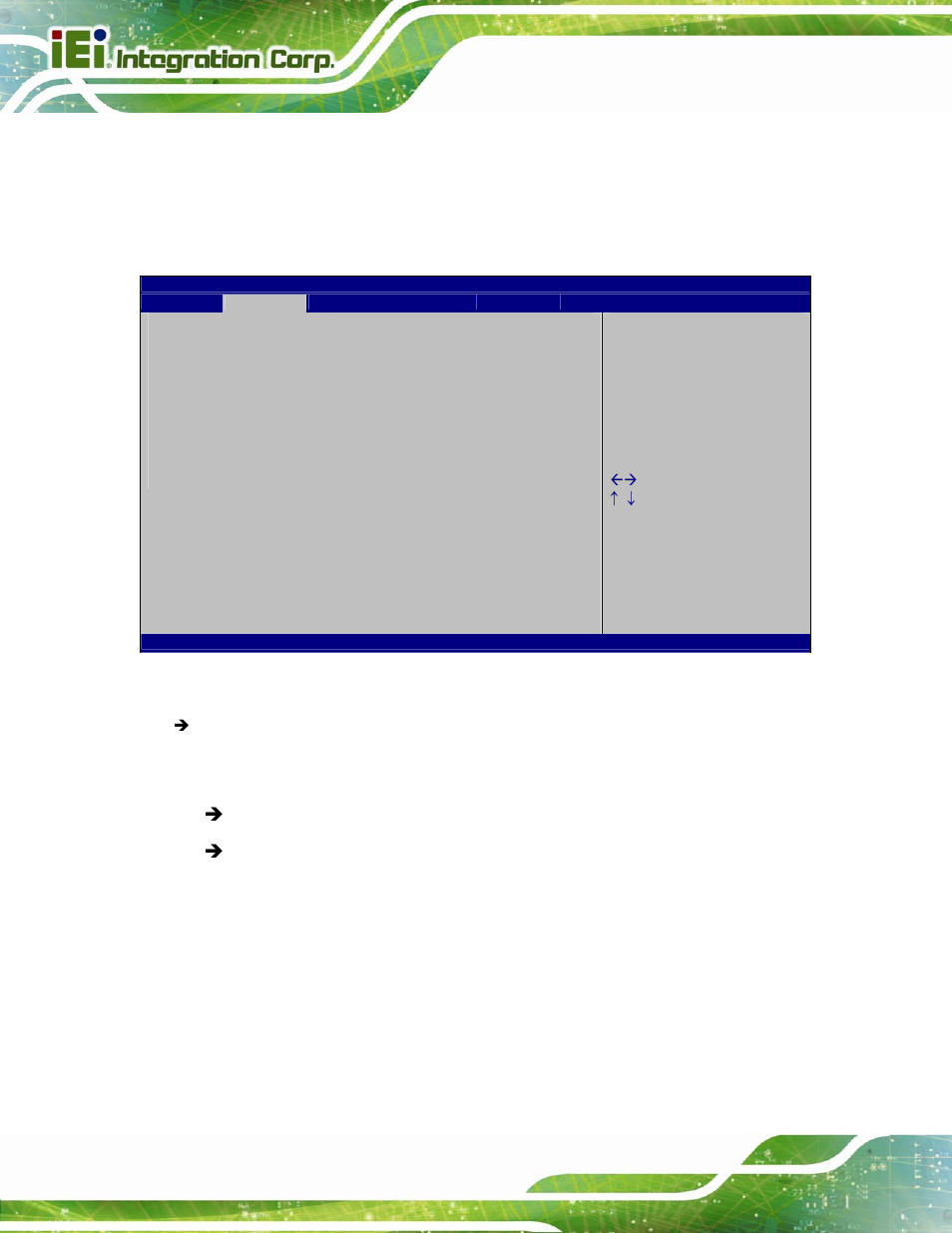 9 serial port console redirection, Bios menu 14: serial port console redirection | IEI Integration PICOe-B650 User Manual | Page 86 / 156