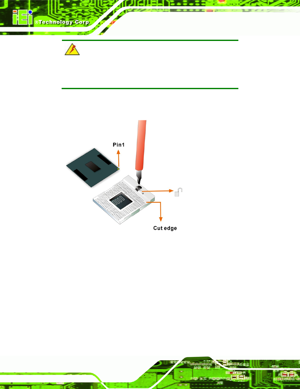 Figure 4-1: unlocked retention screw | IEI Integration PICOe-HM650 User Manual | Page 62 / 174