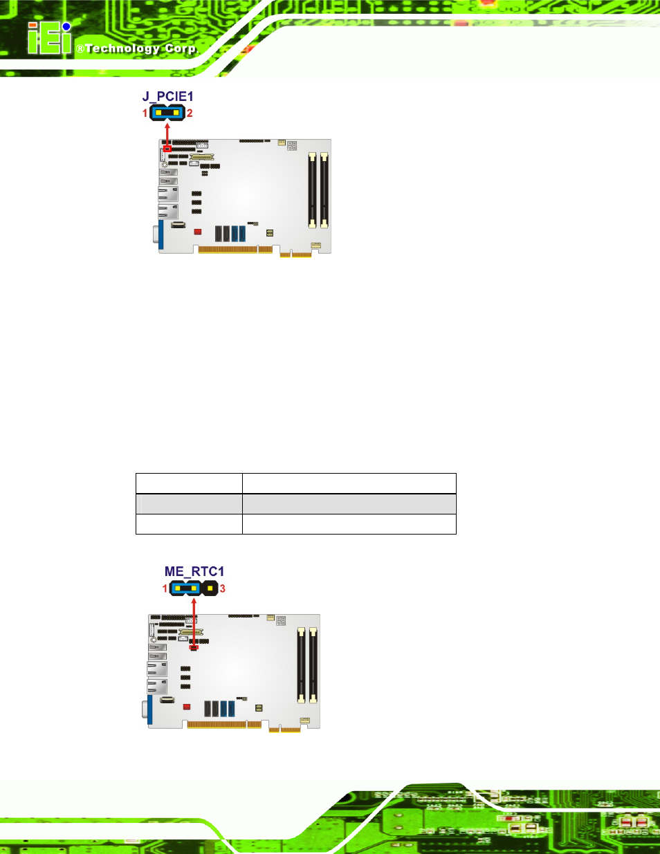 6 tpm setting jumper, Figure 4-13: tpm setting jumper location, Table 4-7: tpm setting jumper settings | Figure 3-1 shows the on-board pe | IEI Integration PICOe-HM650 User Manual | Page 74 / 174