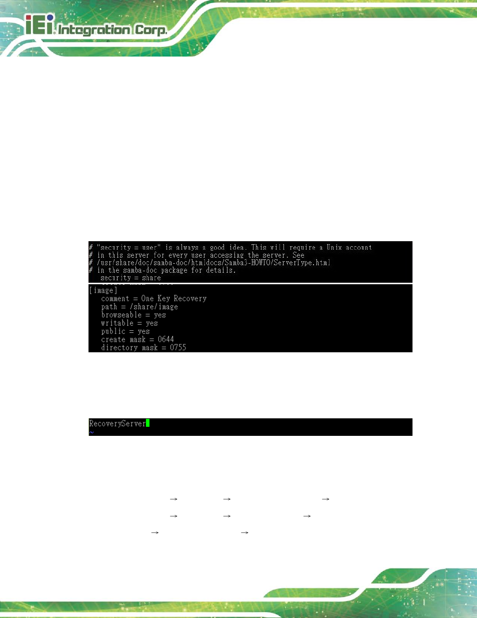 B.6.6 setup a client system for auto recovery | IEI Integration HYPER-KBN User Manual | Page 122 / 139