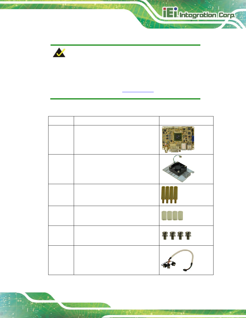 3 packing list, Acking, 3 p a c kin g lis t | IEI Integration HYPER-KBN User Manual | Page 23 / 139