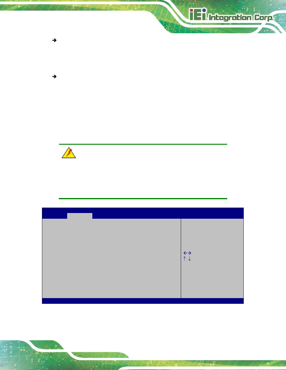 3 advanced, Dvanced, Bios menu 2: advanced | IEI Integration HYPER-KBN User Manual | Page 63 / 139