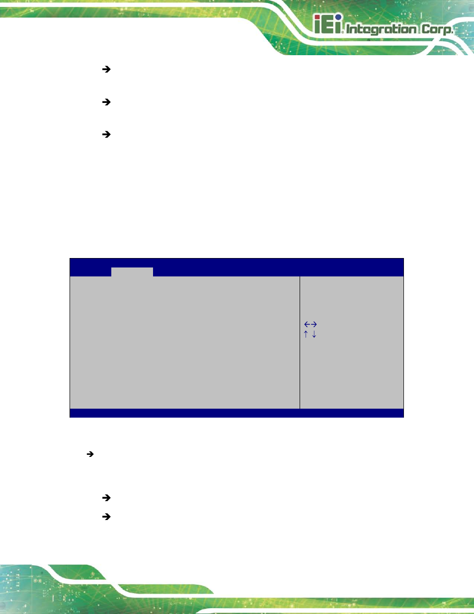 7 serial port console redirection, Bios menu 10: serial port console redirection | IEI Integration HYPER-KBN User Manual | Page 71 / 139