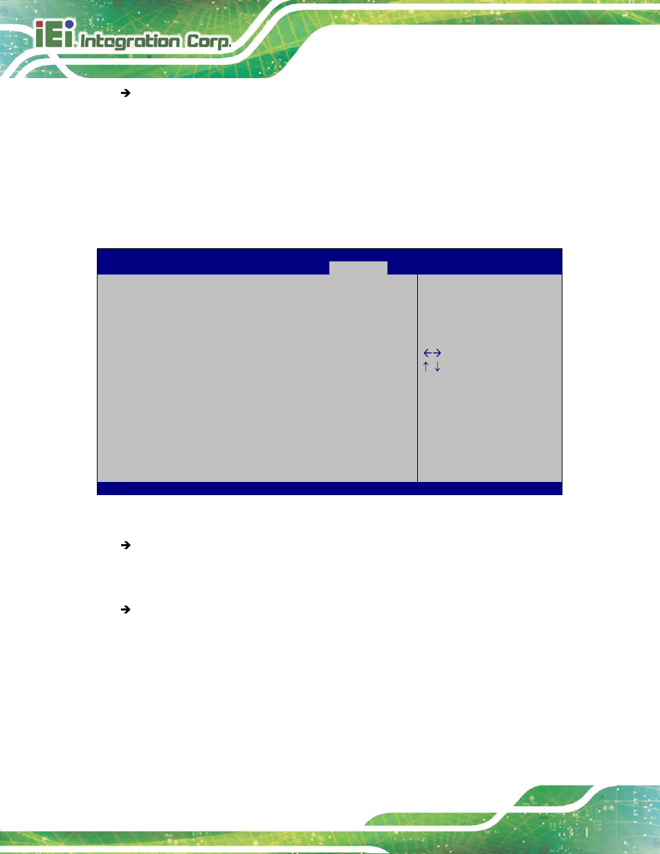6 security, 7 exit, Ecurity | Bios menu 18: security | IEI Integration HYPER-KBN User Manual | Page 82 / 139