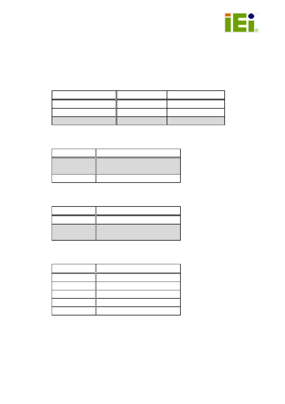 IEI Integration SPXE-9S v1.00 User Manual | 5 pages