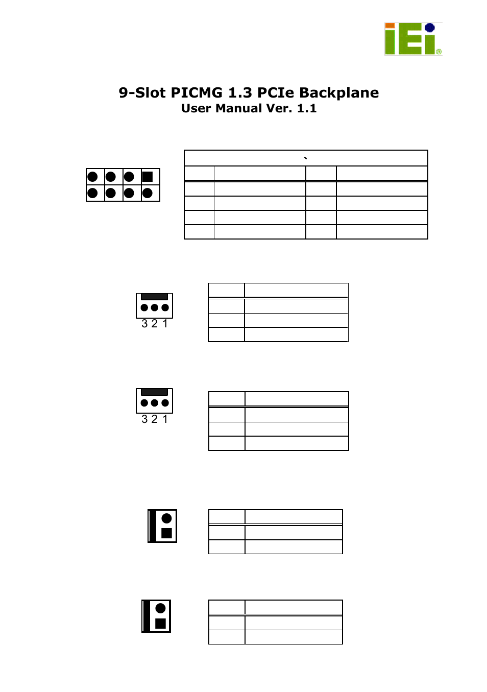 IEI Integration SPE-9S v1.1 User Manual | 5 pages