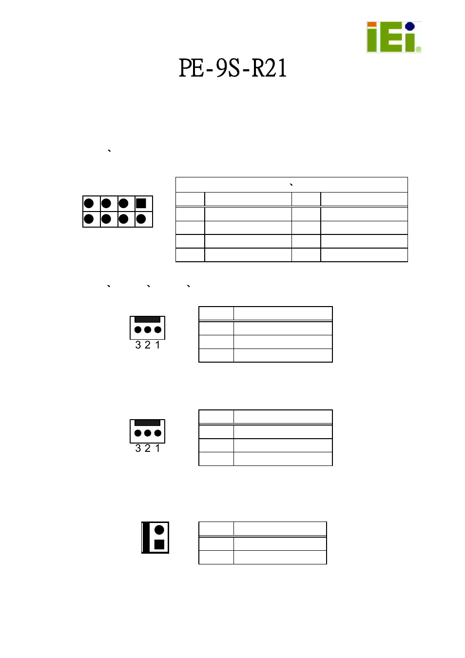 IEI Integration PE-9S User Manual | 3 pages