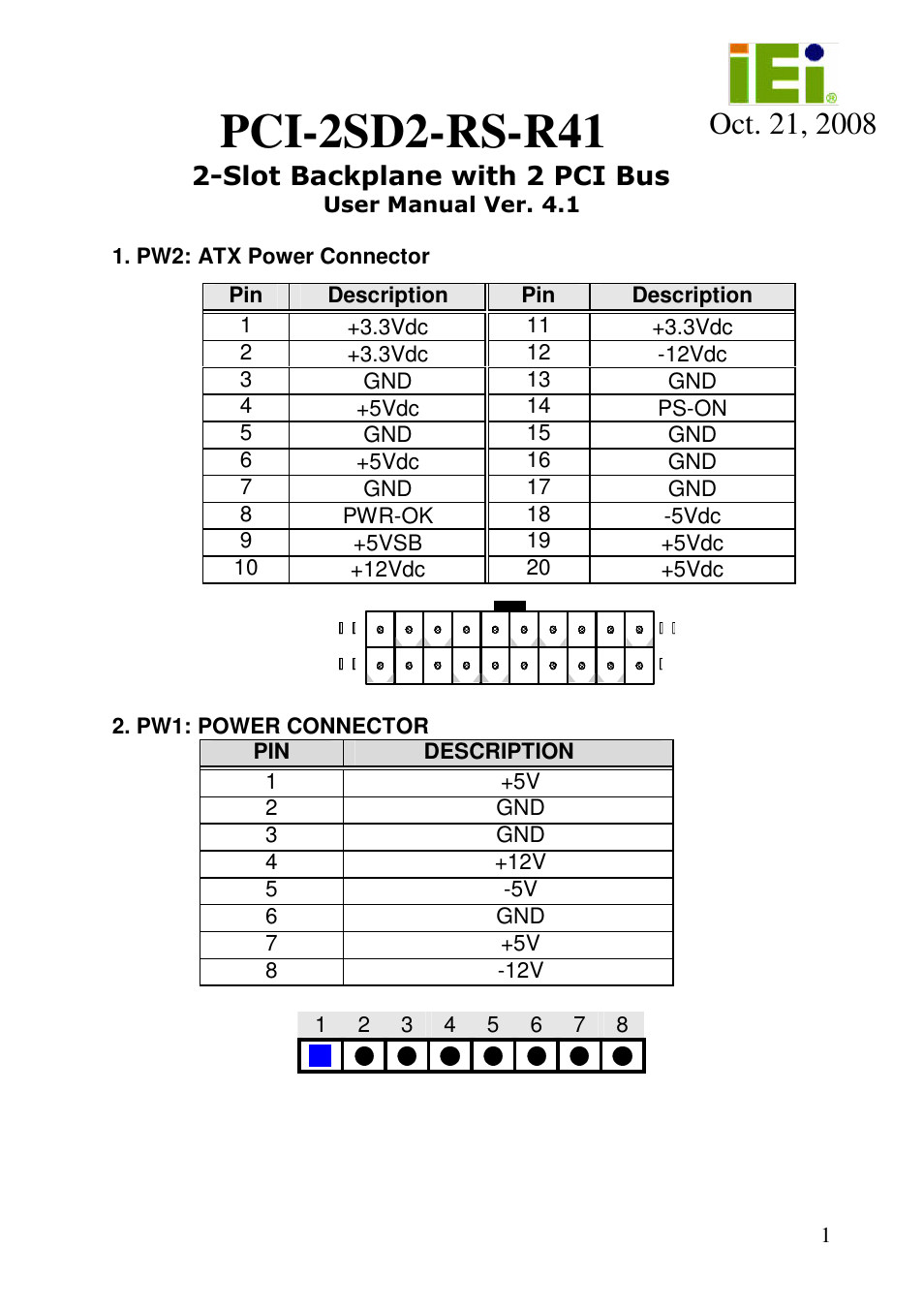 IEI Integration PCI-2SD2-RS v4.10 User Manual | 3 pages