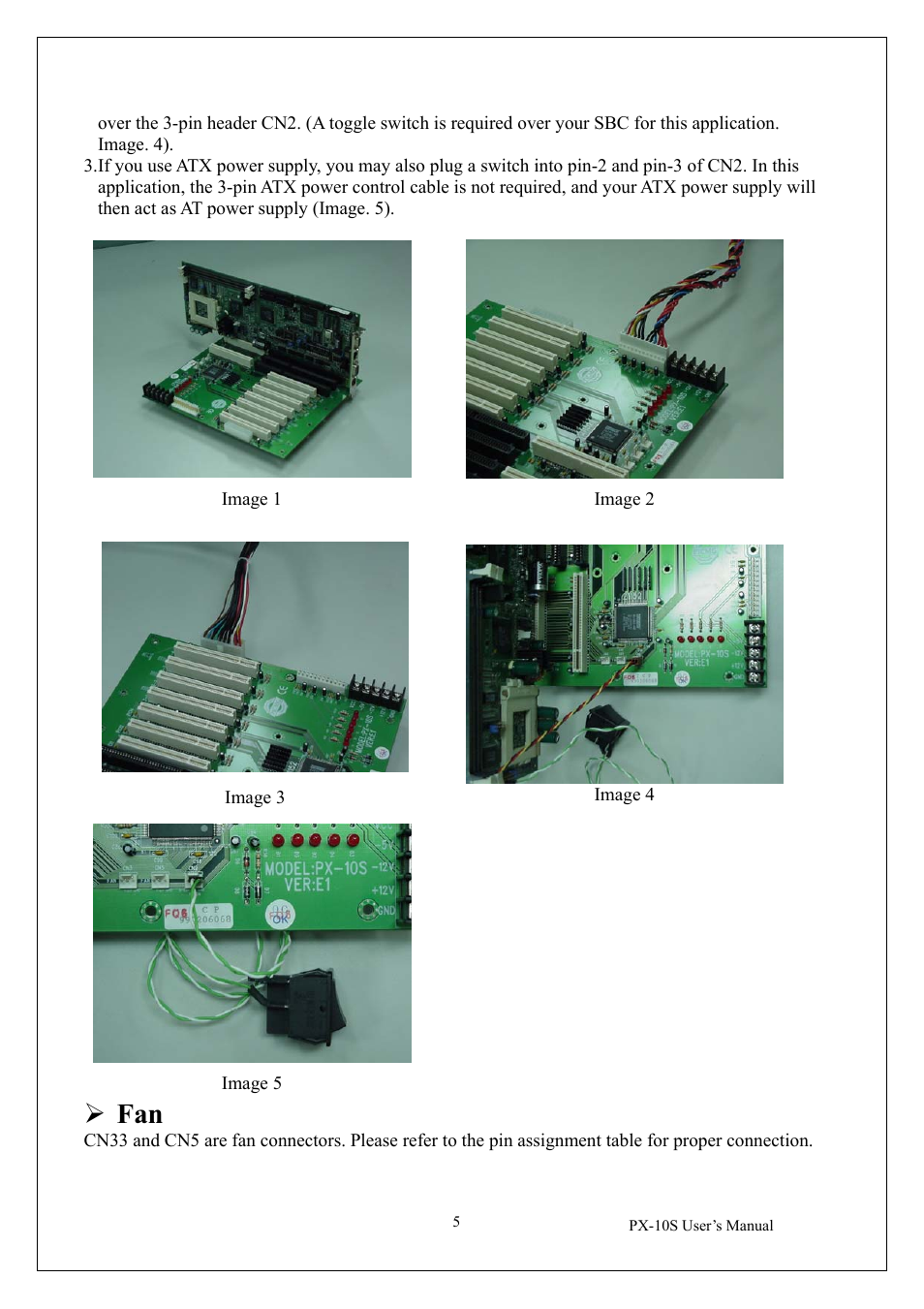 IEI Integration PX-10S-RS v1.01 User Manual | Page 6 / 6