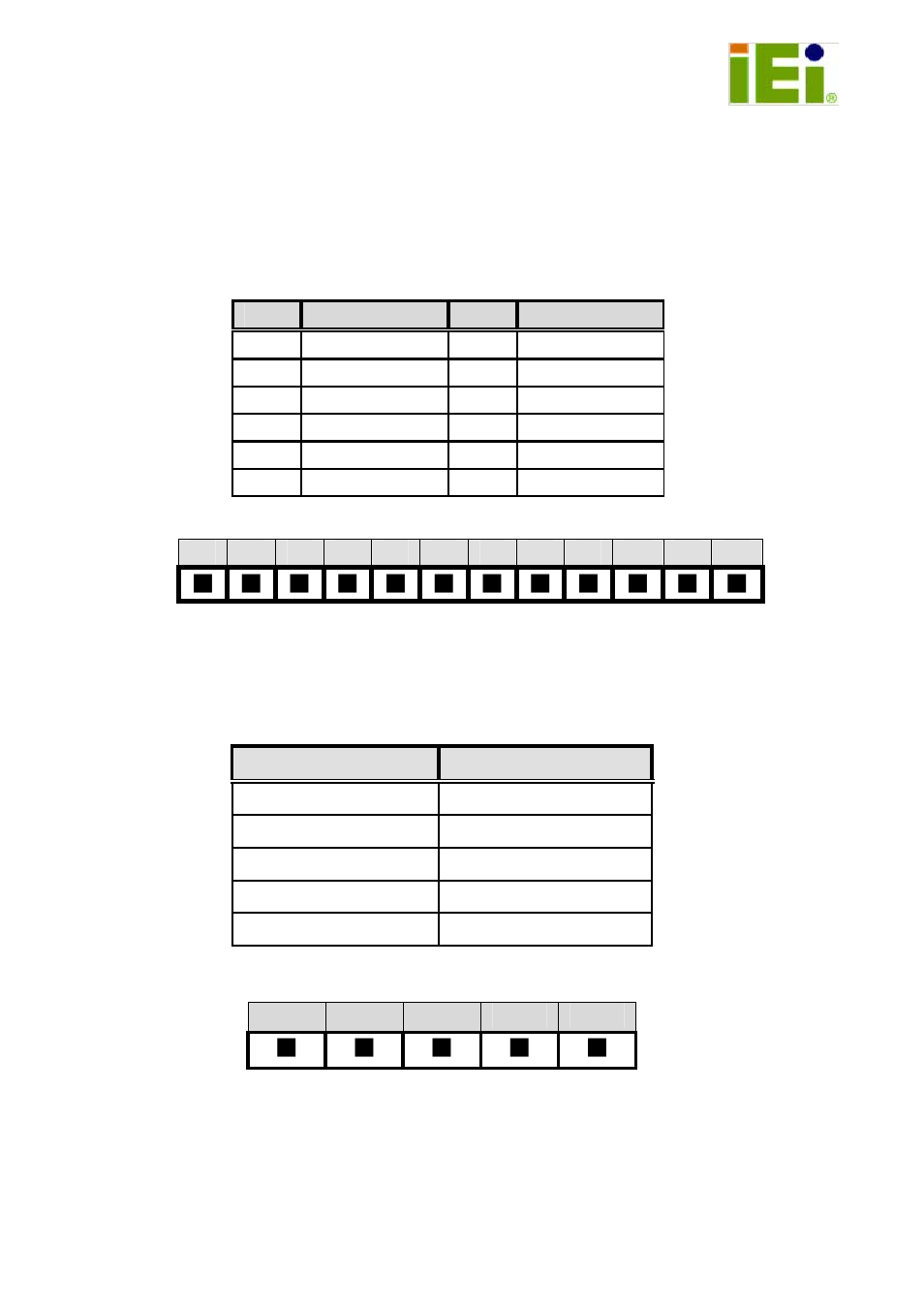 IEI Integration BP-6S-RS User Manual | 2 pages