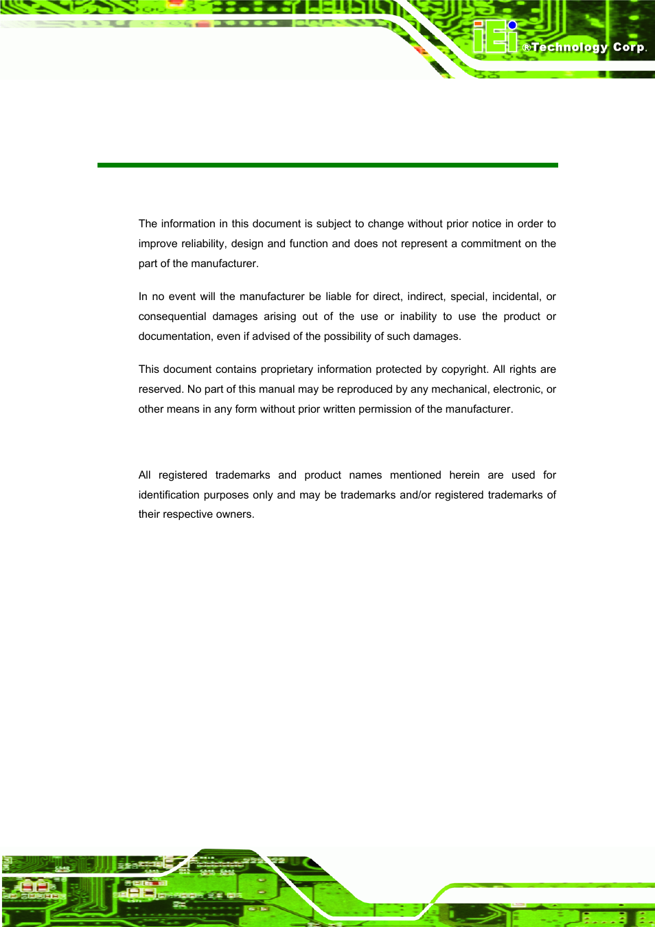 Copyright | IEI Integration ICE-DB-9S User Manual | Page 3 / 159