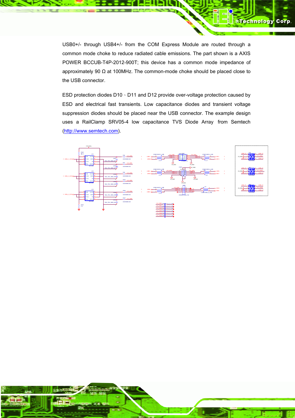 Figure 4-24: usb reference design, Page 59 ice module | IEI Integration ICE-DB-9S User Manual | Page 72 / 159