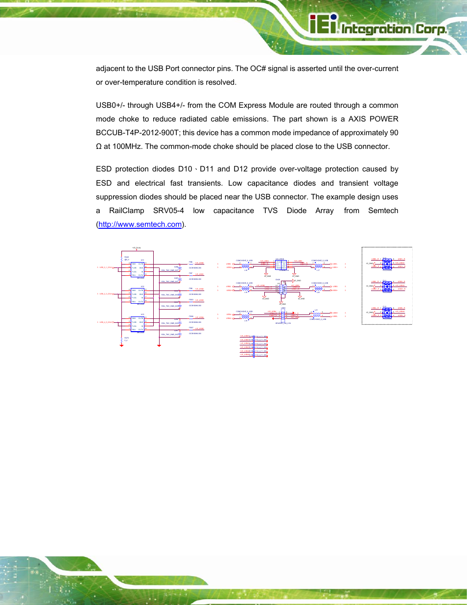 Figure 3-18: usb reference design, Type 6 carrier board design guide page 41 | IEI Integration ICE-DB-T6 User Manual | Page 51 / 129