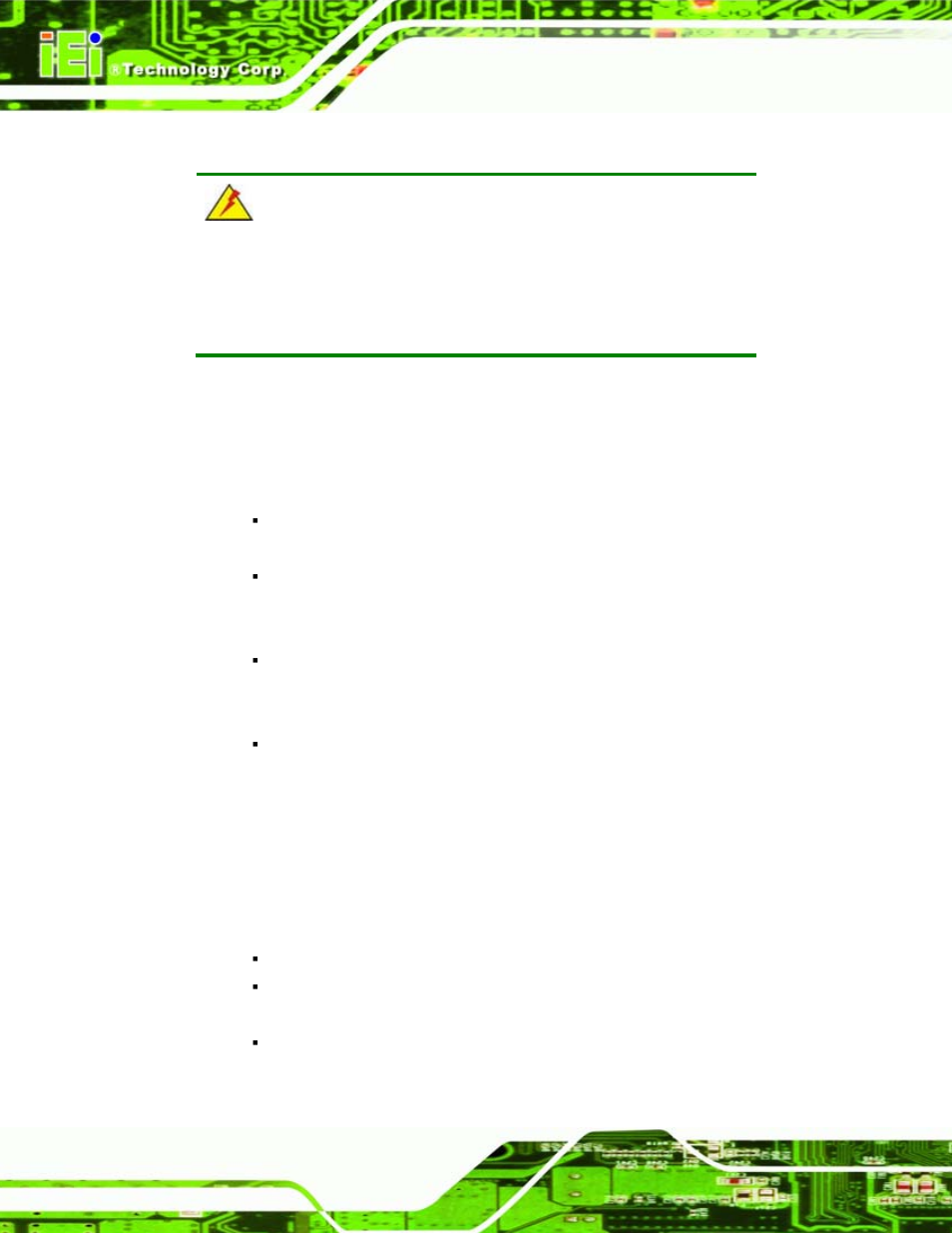 1 anti-static precautions, 2 unpacking, 1 unpacking precautions | Static, Recautions, Npacking | IEI Integration ICE-945GSE v1.01 User Manual | Page 32 / 151