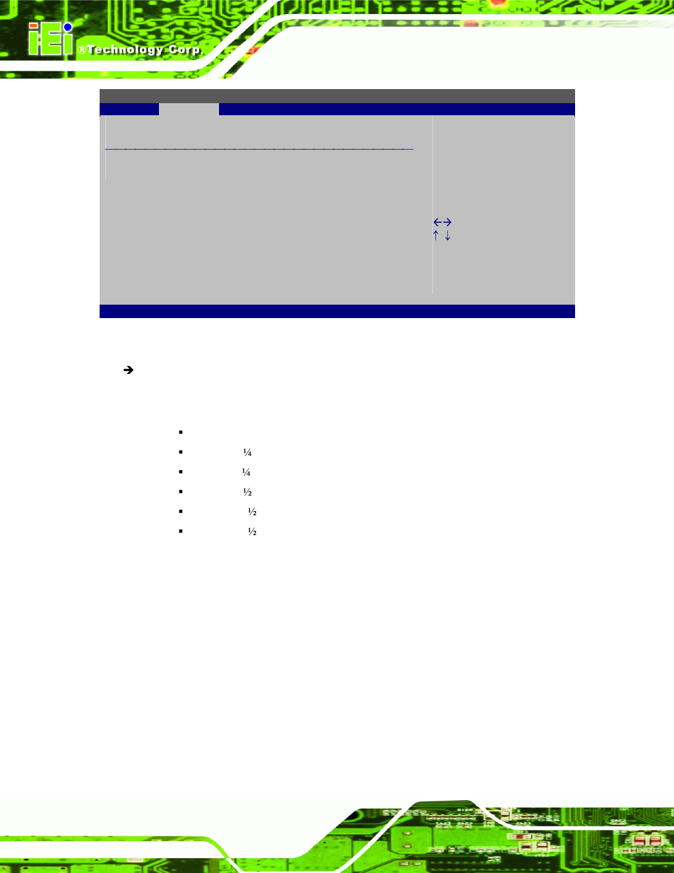 Bios menu 6: floppy configuration | IEI Integration ICE-945GSE v1.11 User Manual | Page 68 / 147