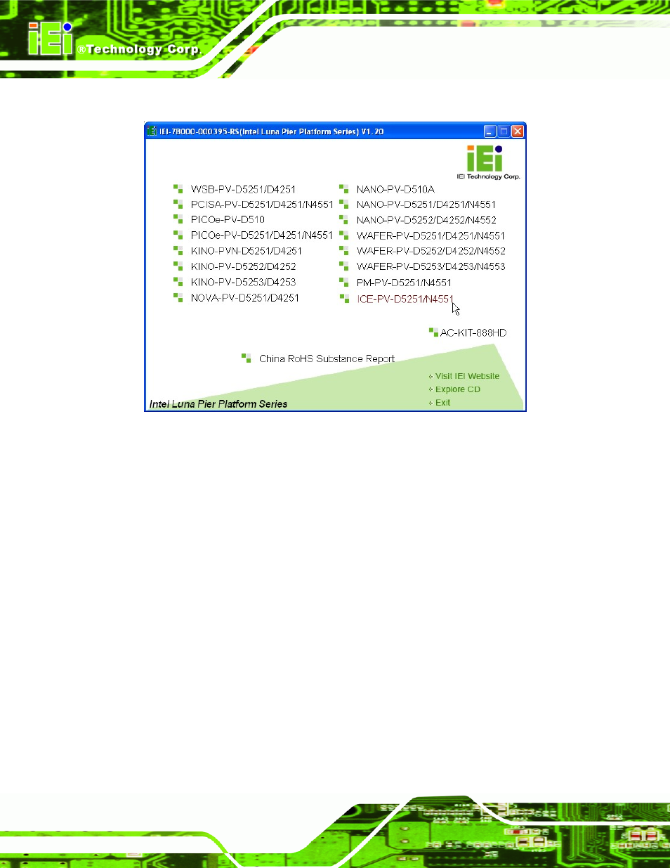 Figure 6-1: start up screen | IEI Integration ICE-PV-N4551_D5251 User Manual | Page 82 / 97