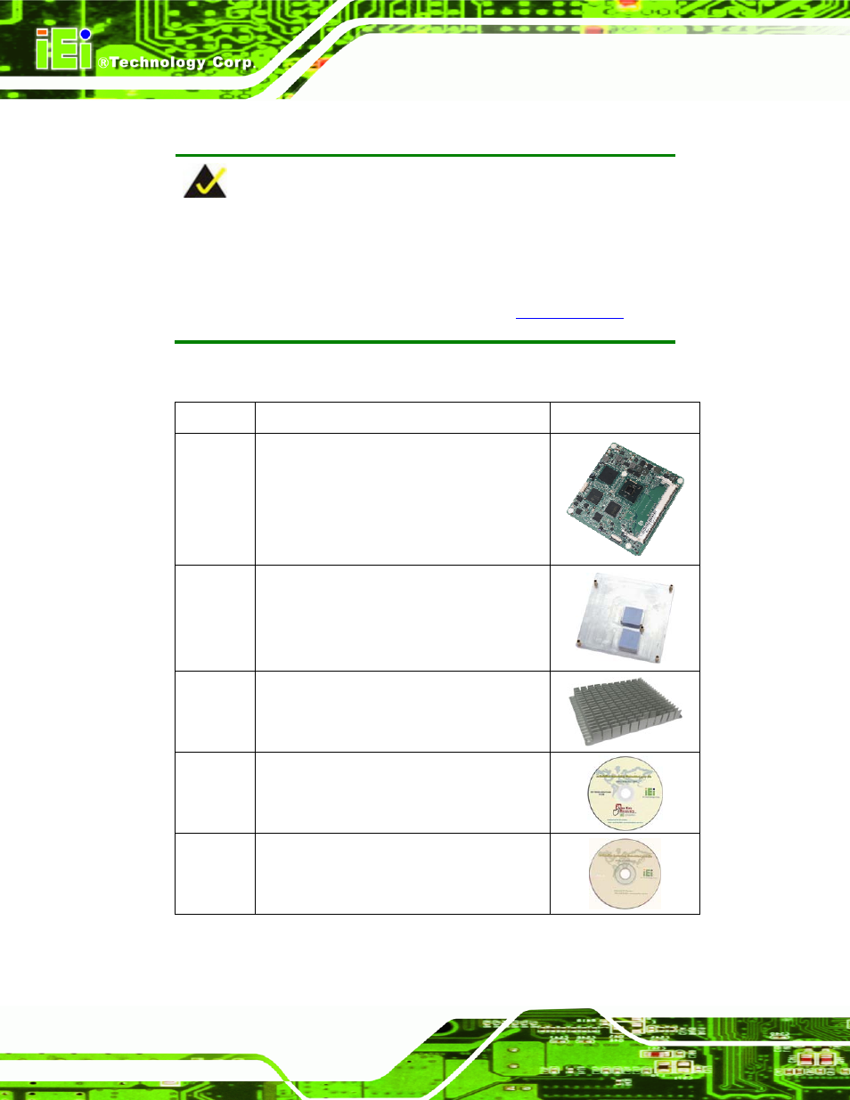 3 packing list, Acking | IEI Integration ICE-CV-D25501_N26001 User Manual | Page 22 / 150