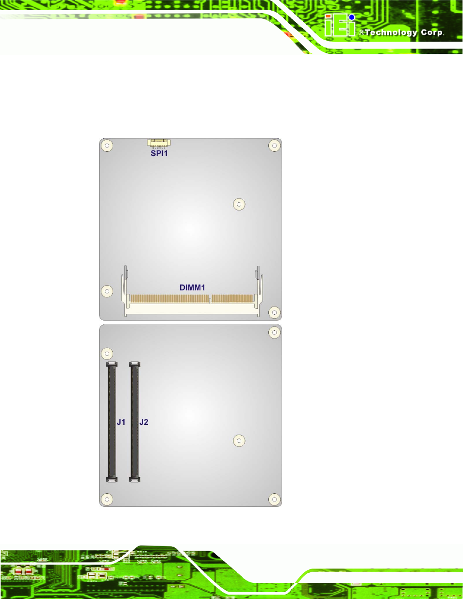 1 peripheral interface connectors, 1 ice-cv-d25501/n26001 layout, Eripheral | Nterface, Onnectors, Figure 3-1: connectors | IEI Integration ICE-CV-D25501_N26001 User Manual | Page 25 / 150